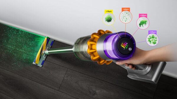 ⁦שואב אלחוטי בהוראת קבע Dyson V15™ Detect Absolute New⁩ – תמונה ⁦3⁩